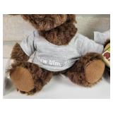 (2) New Ulm, MN Plush Toys - Moose and Beaver - Really Soft!