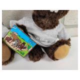 (2) New Ulm, MN Plush Toys - Moose and Beaver - Really Soft!