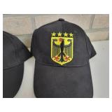 (4) German Coat of Arms Baseball Caps