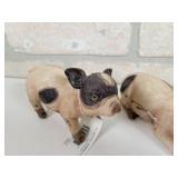 (3) Transpac Handcrafted Resin Pigs