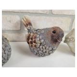 (3) Assorted Bird Figures