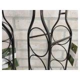 (2) Metal Wine Bottle Holders