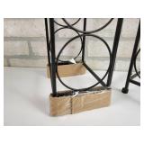 (2) Metal Wine Bottle Holders