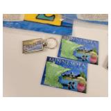 Keychains, Garden Flags, New CD