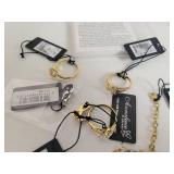 Annaleece by DeVrie jewelry Inventory - 22K Gold Plated or Rhodium Plated - Crystallized with Swarovski