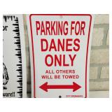 (3) Novelty Parking Signs