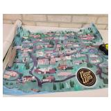 (4) New Ulm, MN "Cartoon Maps" - Approx. 26" x 20"