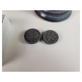 Wicker Dress Form (25" Tall), Decorative Buckets, Money Clip, Pocket tokens, Lamp and More - NO SHIPPING