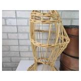 Wicker Dress Form (25" Tall), Decorative Buckets, Money Clip, Pocket tokens, Lamp and More - NO SHIPPING
