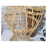 Wicker Dress Form (25" Tall), Decorative Buckets, Money Clip, Pocket tokens, Lamp and More - NO SHIPPING