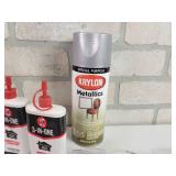 Lot of Oil Paints, Hand Sanitizer, paint Brushes and More - NO SHIPPING