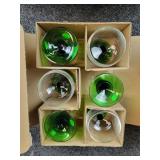 Set of (6) NEW Böckling Wine Glasses with Green Stems - Made in Germany