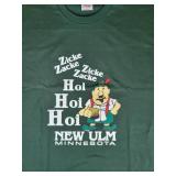 Lot of (4) NEW XL Crewneck Short Sleeved T-Shirts: "Zicke Zacke Zicke Zacke Hoi Hoi Hoi"