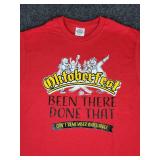 Lot of (4) NEW Medium Short Sleeved T-Shirts: "Oktoberfest - Been There, Done That, Can