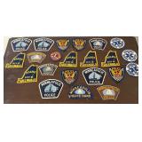 Collection of Vintage Police and Ambulance Patches