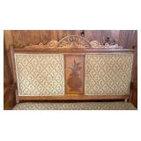 Vintage Victorian Upholstered Bench