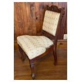 Pair of Victorian Walnut Upholstered Chairs