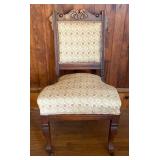 Pair of Victorian Walnut Upholstered Chairs