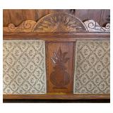 Vintage Victorian Upholstered Bench