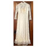 Vintage Wedding Dress with Gorgeous Beading