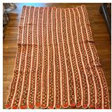 Vintage Striped Afghan