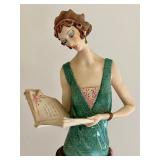 Giuseppe Armani Lady with Book Sculpture