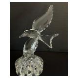Vintage Cambridge Glass Seagull Flower Frog