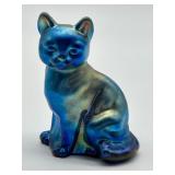 Fenton Favre Glass Cat Figurine