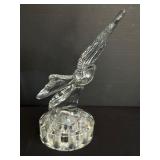 Vintage Cambridge Glass Seagull Flower Frog