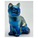 Fenton Favre Glass Cat Figurine