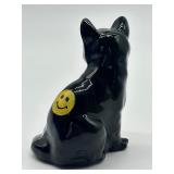 Fenton Glass Smiley Face Cat Figurine