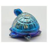 Fenton Art Glass Favrene Turtle Figurine
