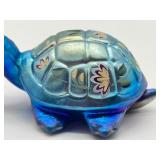 Fenton Art Glass Favrene Turtle Figurine