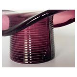Vintage Amethyst Glass Top Hat