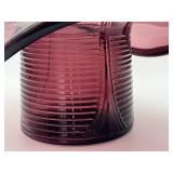 Vintage Amethyst Glass Top Hat