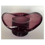 Vintage Amethyst Glass Top Hat