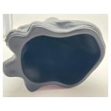 Fenton Glass Black Matte Alley Cat Figurine