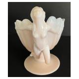 Vintage Cambridge Crown Tuscan Flying Lady Bowl