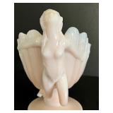 Vintage Cambridge Crown Tuscan Flying Lady Bowl