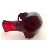 Fenton Glass Ruby Red Bird Figurine