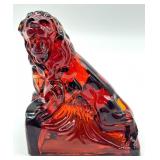 Cambridge by Lenox-Imperial Glass Lion Bookend