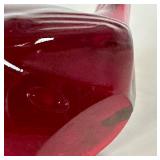 Fenton Glass Ruby Red Bird Figurine