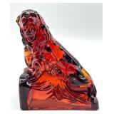 Cambridge by Lenox-Imperial Glass Lion Bookend