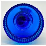 Vintage Cobalt Blue Bashful Charlotte Lady Nymph Figurine