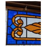 Small Hanging Stained Glass Panel