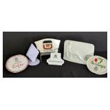 Assorted Porcelain Maker Plaques