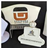 Assorted Porcelain Maker Plaques