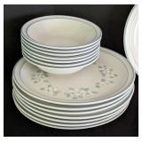 Heartside Chantilly Blue Stoneware Dish Set