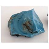 Assorted Slag Glass Pieces