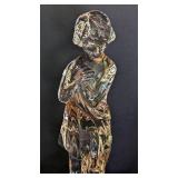 Three Cambridge Glass Bashful Charlotte Flower Frogs